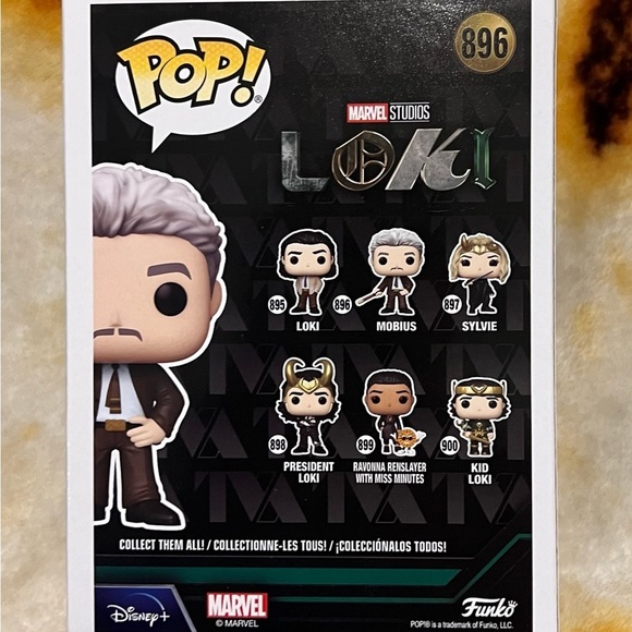 Funko Pops! Marvel Studios Loki - Mobius bobble-head #896 - Picture 3 of 3